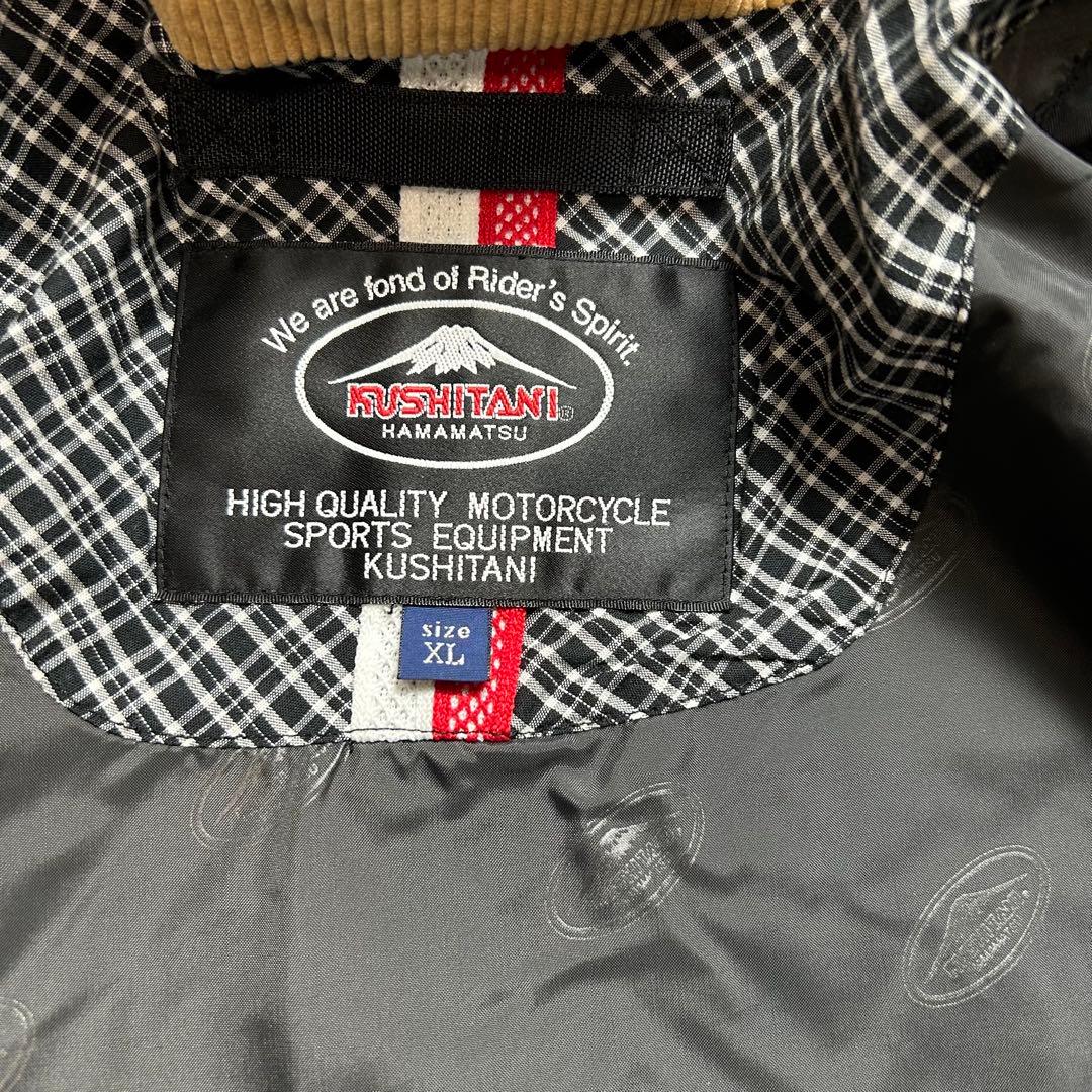 クシタニ アニフェスジャケット メンズ　XL プロテクター　ブラック