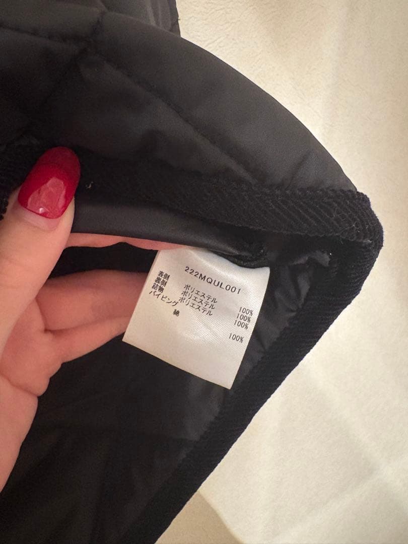 Barbour キルティング フード付きベスト