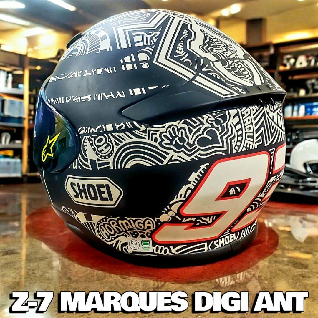 SHOEI Z-7 MARQUES DIGI ANT フルフェイス廃盤モデル美品