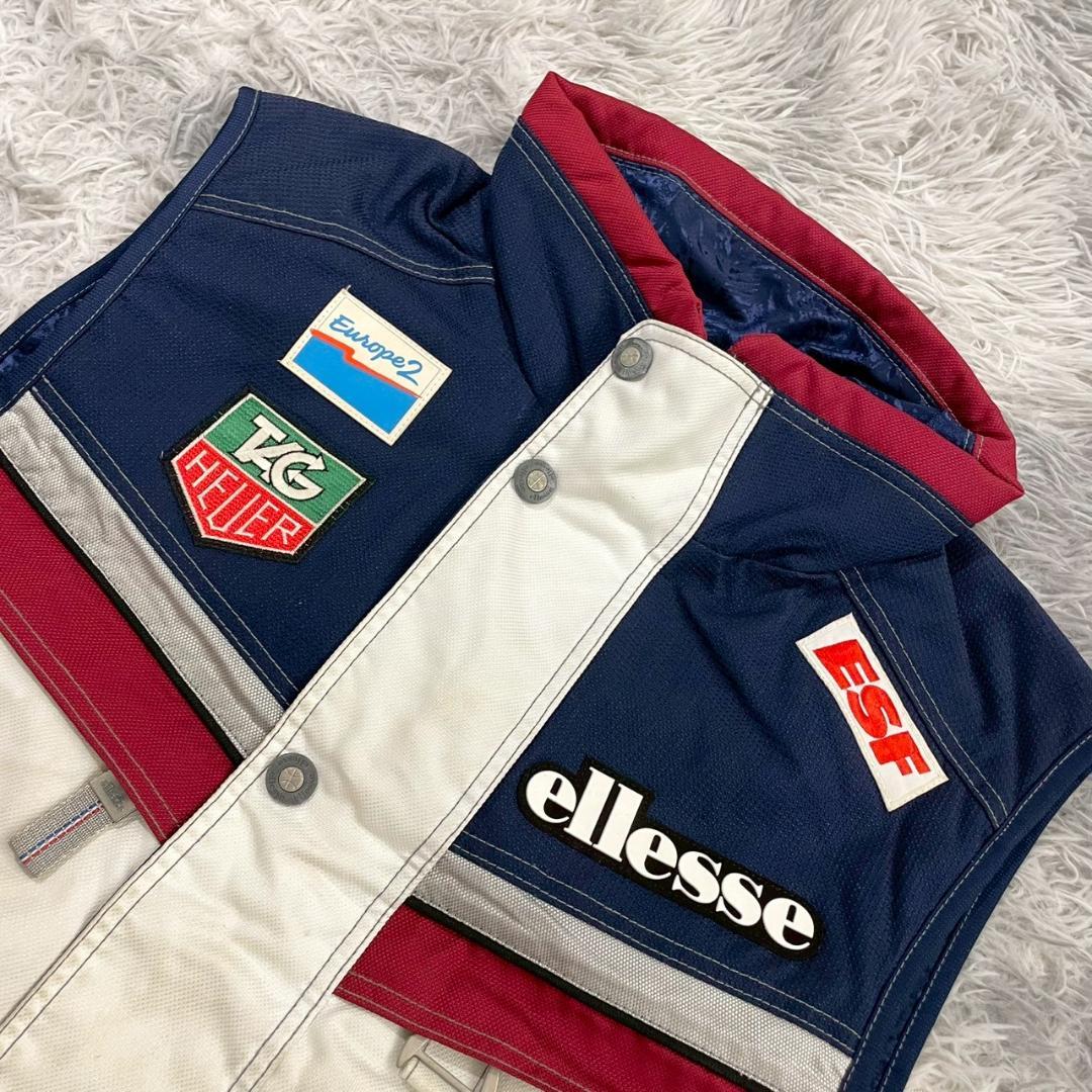 『ellesse』　スキーウェアセットアップ　リバーシブル　ロゴ　ゴールドウィン