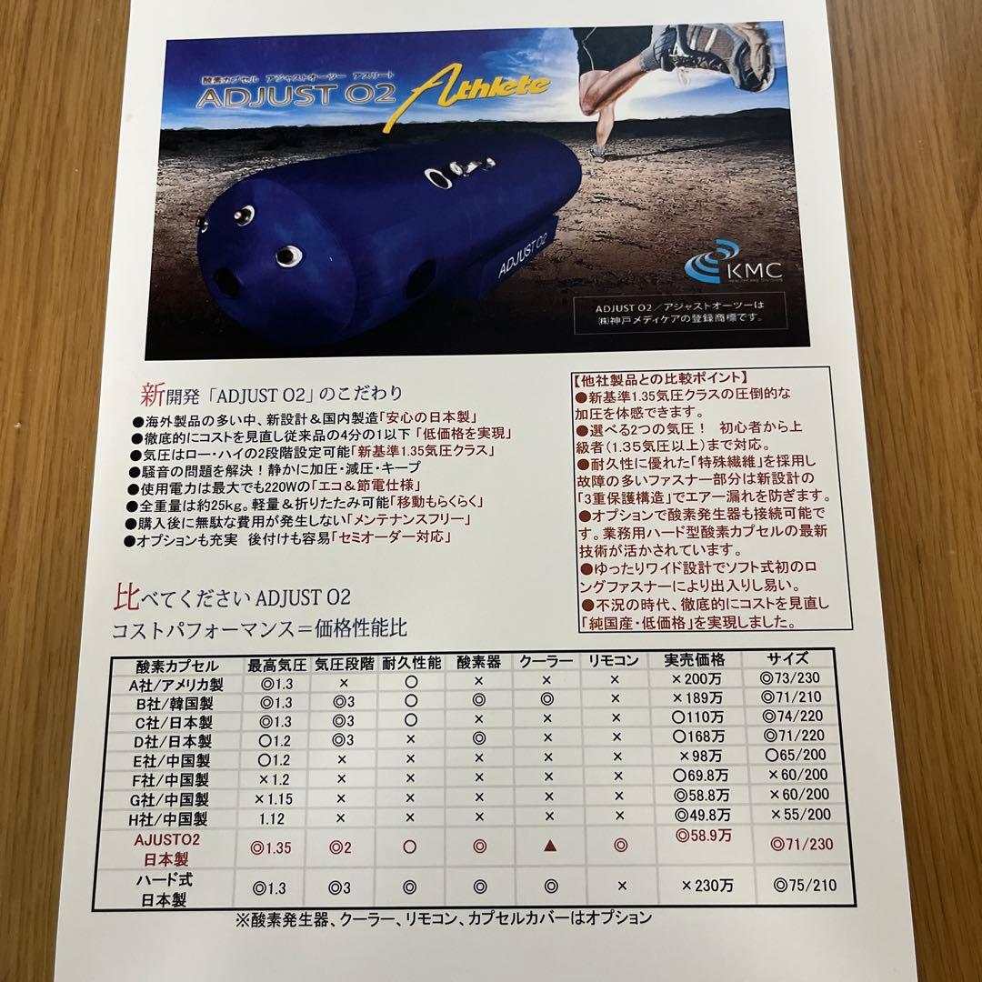 酸素カプセル　ソフトタイプ（2025年7月購入）