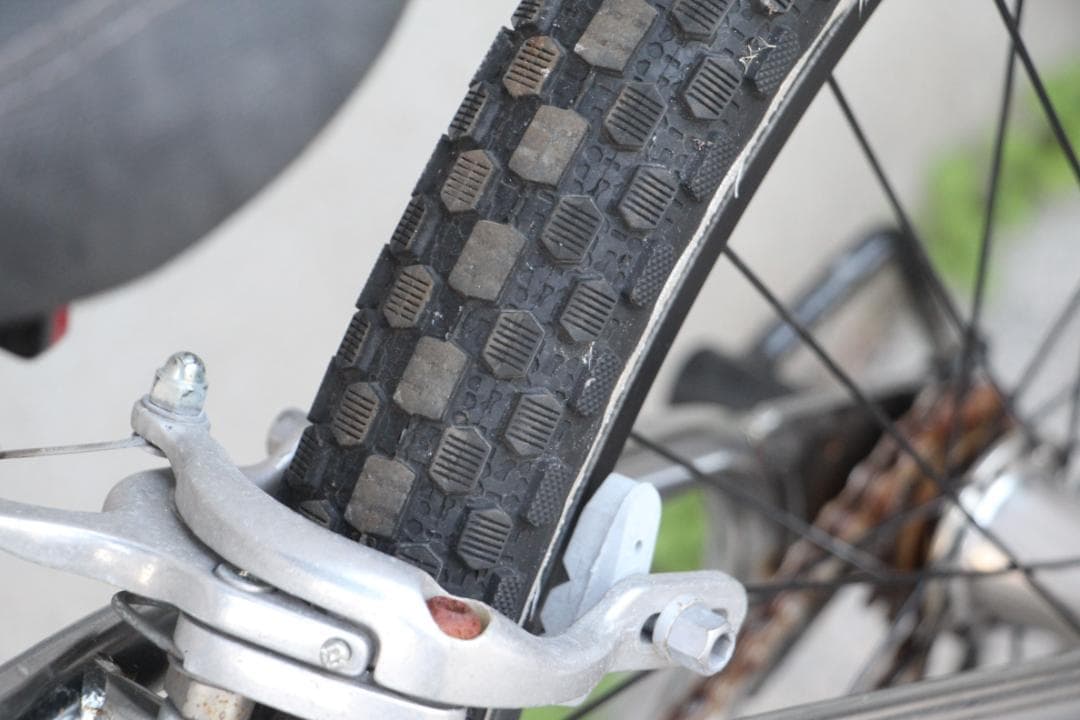 引き取り限定♪REUNION♪メッキフレーム♪24インチタイヤ♪固定ギアです♪