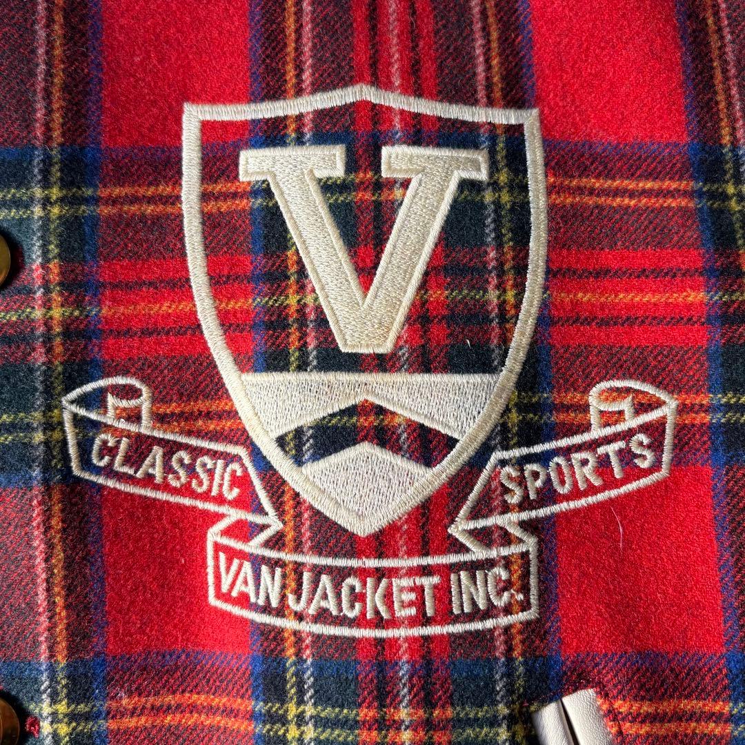 希少 VAN JAC ヴァンジャケット スタジャン トラッド アイビー 金ボタン