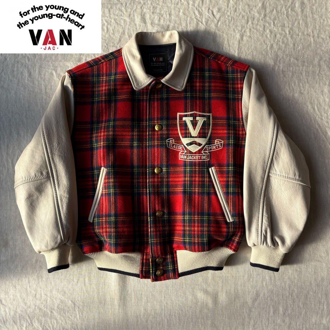 希少 VAN JAC ヴァンジャケット スタジャン トラッド アイビー 金ボタン