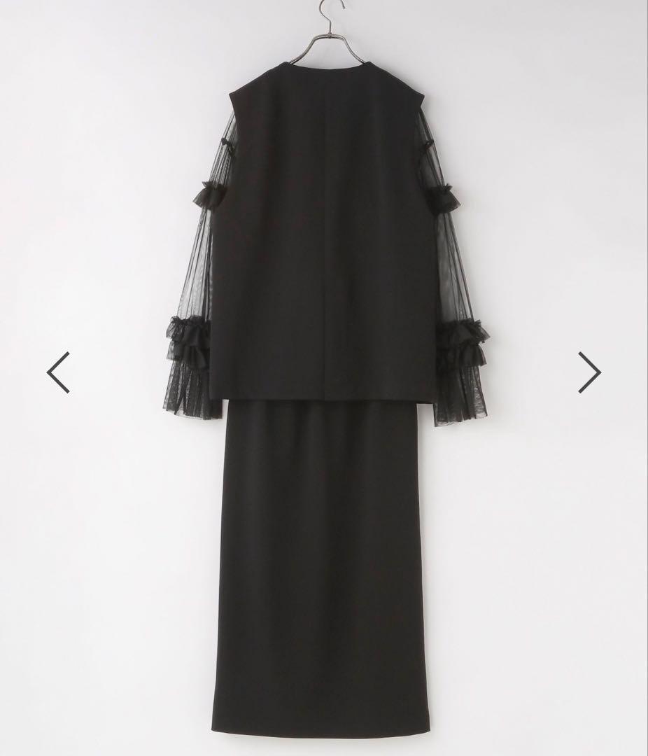 LOWRYS FARM ヘンケイベストスカートセット(オケージョン)Lサイズ