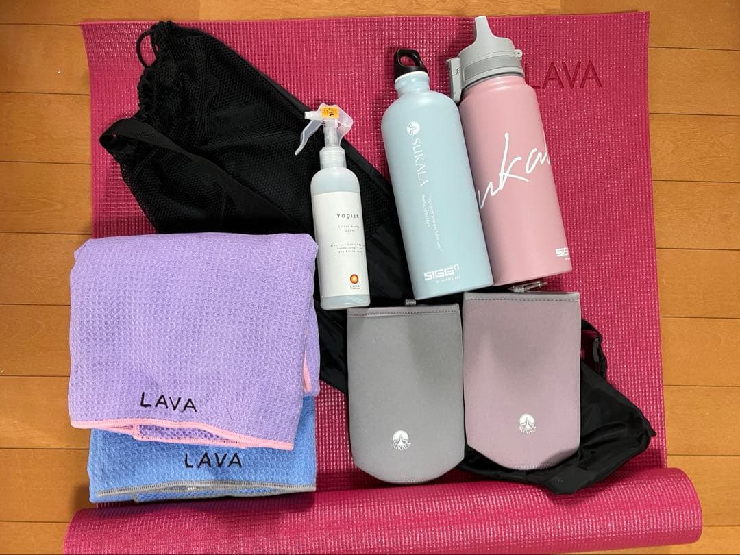 LAVA ヨガマット・ラグ ボトル ボトルケース まとめてセット
