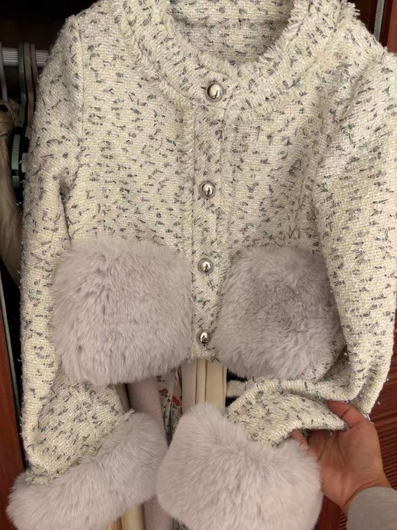 新品未使用GRACE CONTINENTAL ツイードコンビジャケットSサイズ