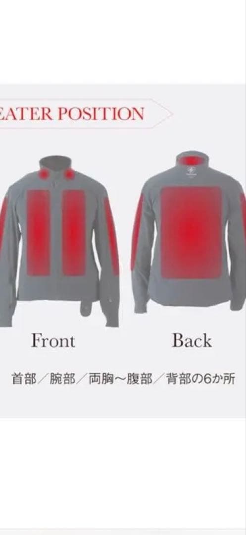HeatMaster 12V ヒートインナージャケット スポーツモデル 7A