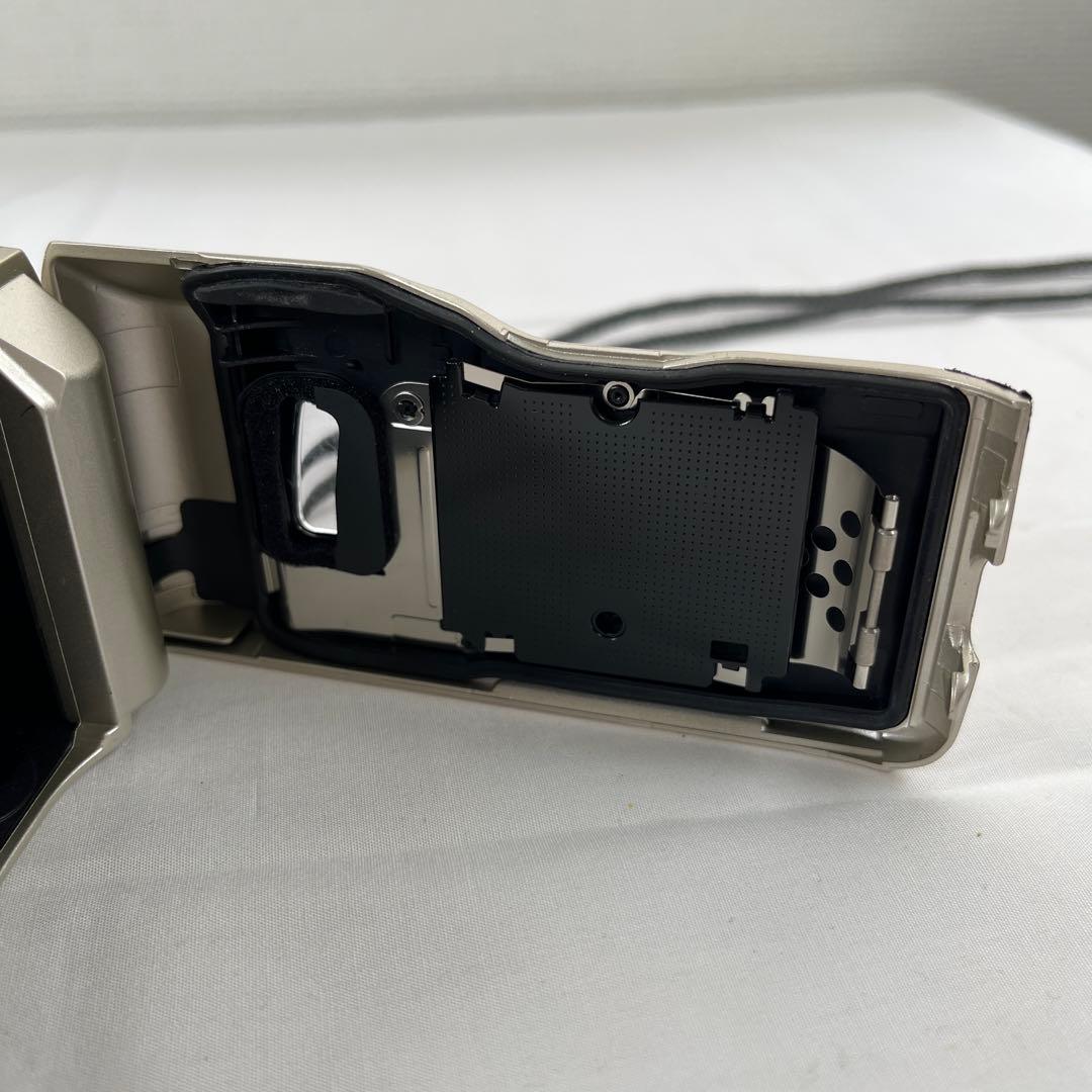 (h) OLYMPUS μ[mju:]-II シルバー フィルムカメラ　ジャンク