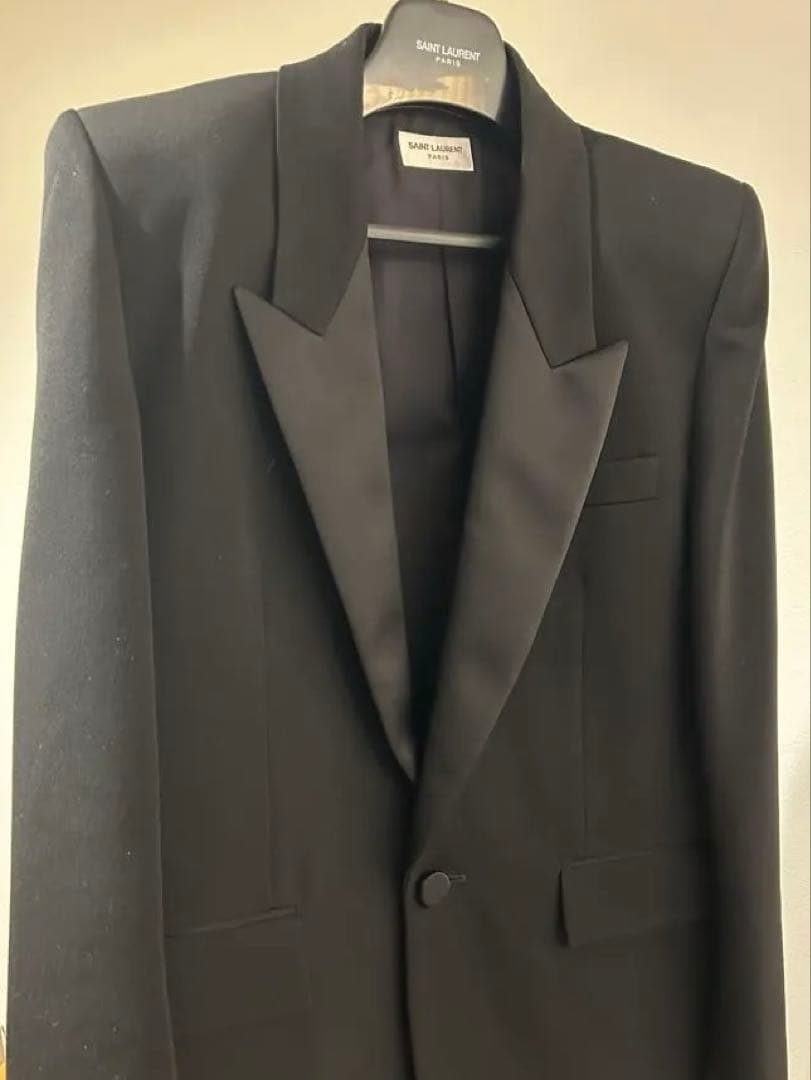 芳賀 サンローラン パワーショルダー スモーキングジャケット 23aw