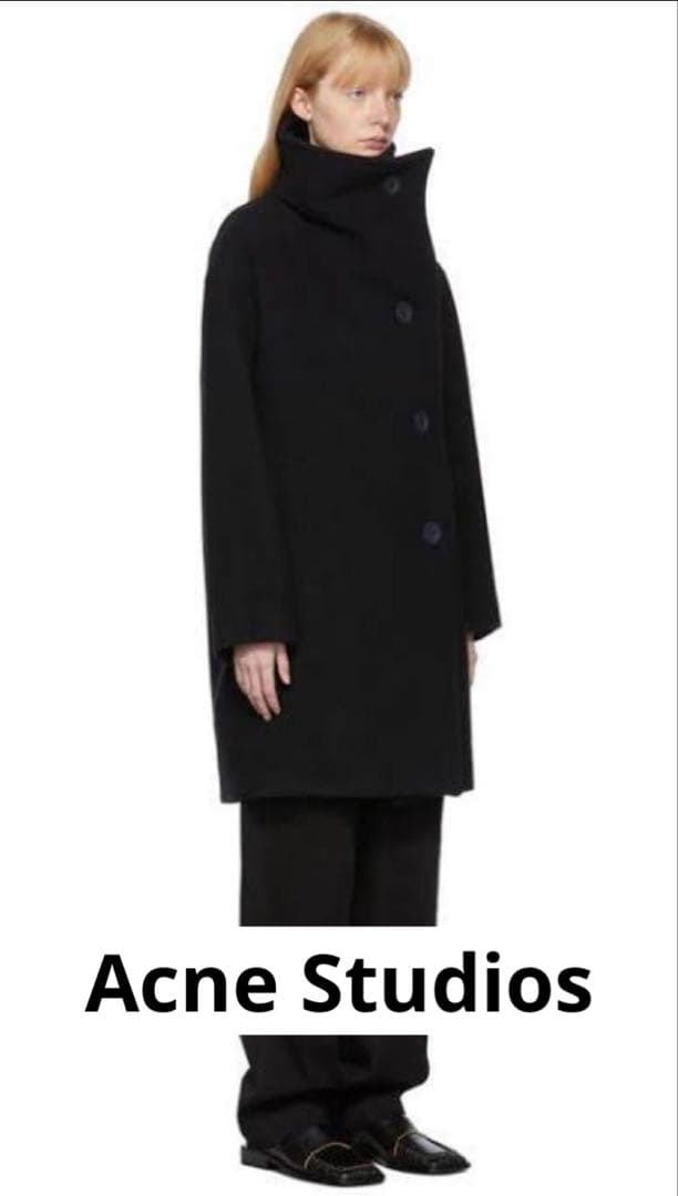 AcneStudios ファネルネックコート34