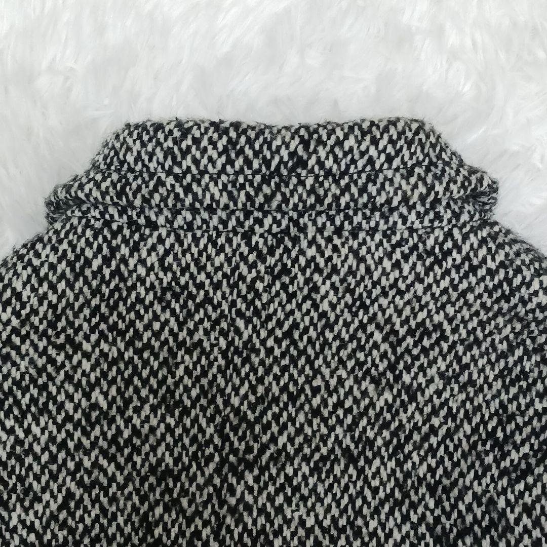 24AW完売品✨マカフィー ブロークンツイードオーバーサイズドコート 34