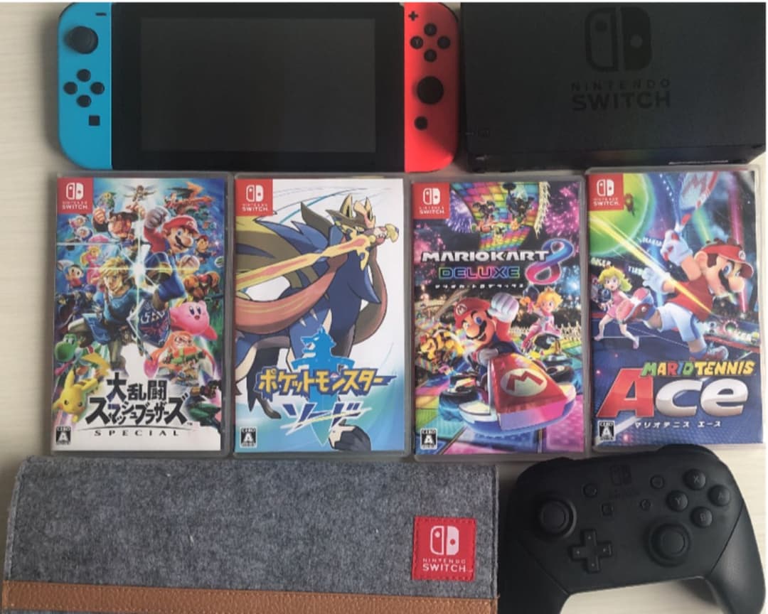 任天堂Switch、スマブラ、ポケモン、マリカー、あつもり他