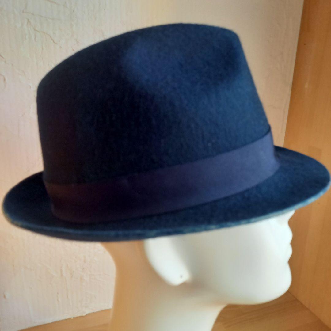 Kaori様 ウールハット 57㎝ 調節可ネイビー マーブル 他 ４点