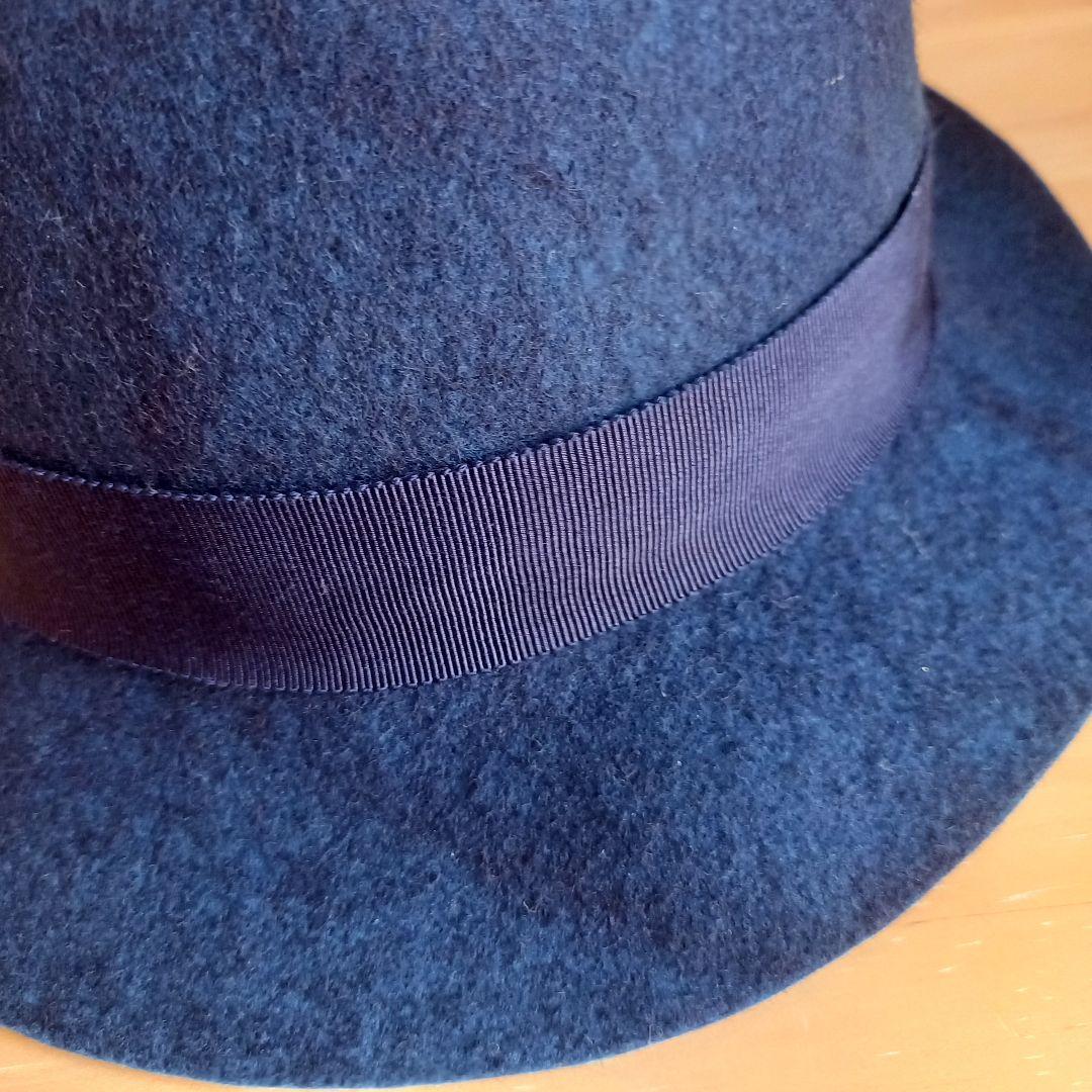 Kaori様 ウールハット 57㎝ 調節可ネイビー マーブル 他 ４点