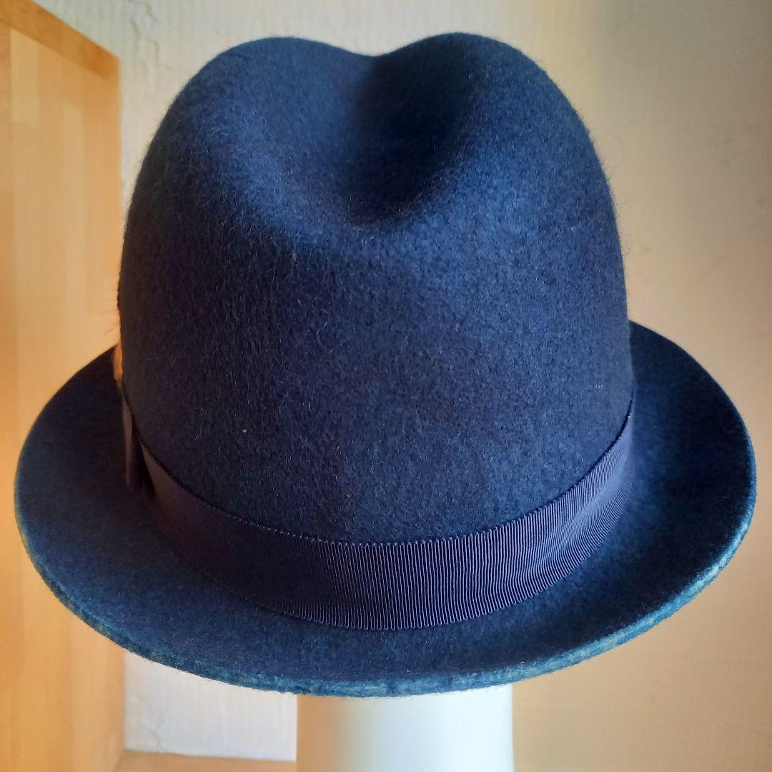 Kaori様 ウールハット 57㎝ 調節可ネイビー マーブル 他 ４点