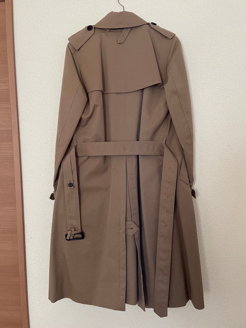 HYKE ベージュ ダブルブレスト トレンチコート サイズ2