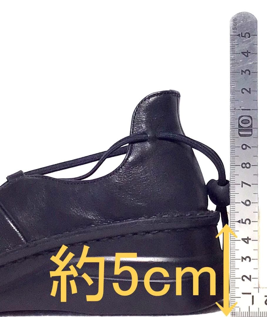 インコルジェ 8162 ブラック 22.5cm レディースシューズ