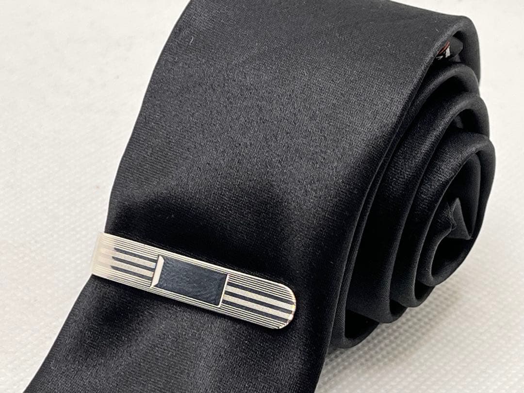 c466 美品　希少　ティファニー　エンジンターン　ネクタイピン　スモール925