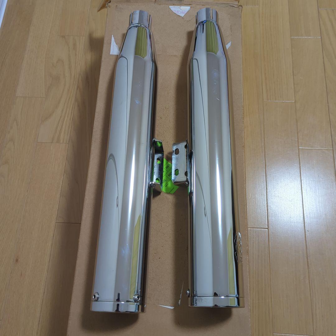 VANCE & HINES エリミネーター300 スリップオンマフラー クローム