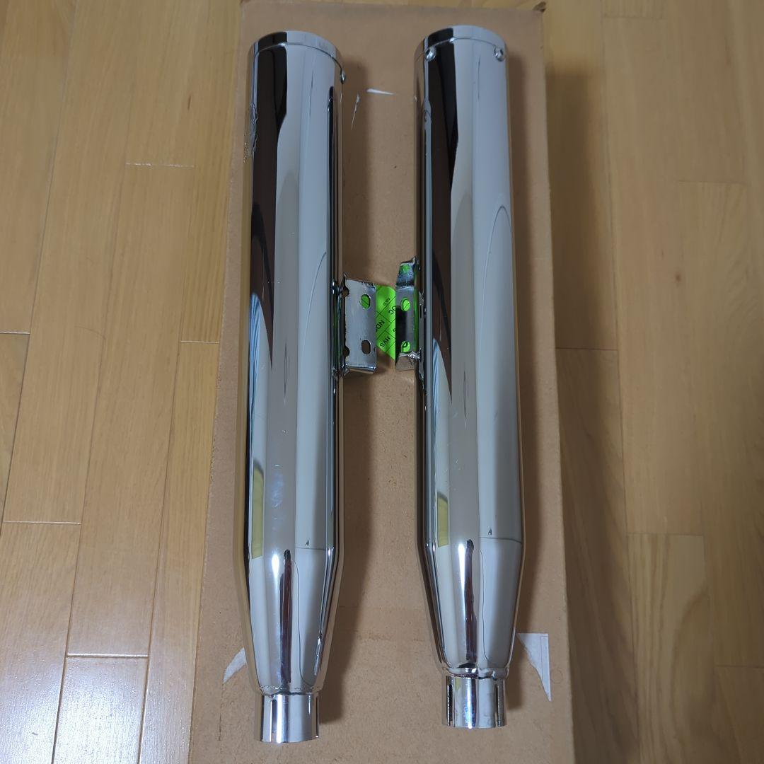 VANCE & HINES エリミネーター300 スリップオンマフラー クローム