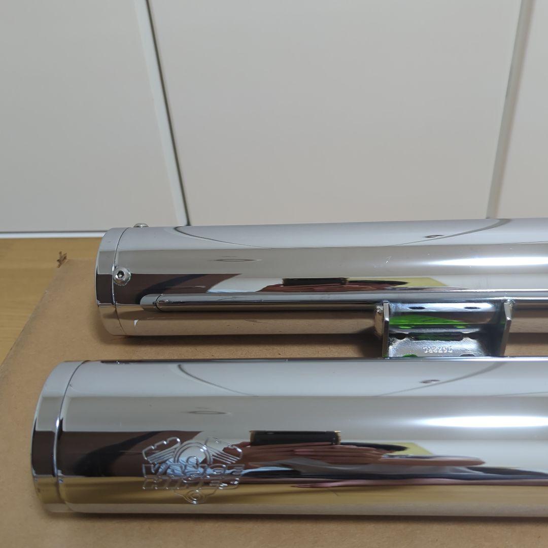 VANCE & HINES エリミネーター300 スリップオンマフラー クローム