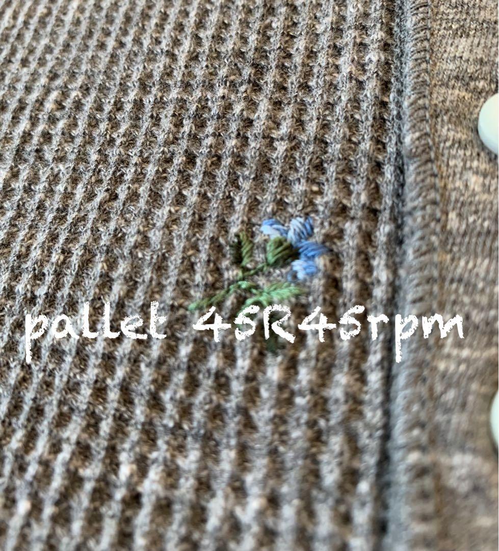 45R45rpm 刺繍ワッフルのヘンリー (トップ)