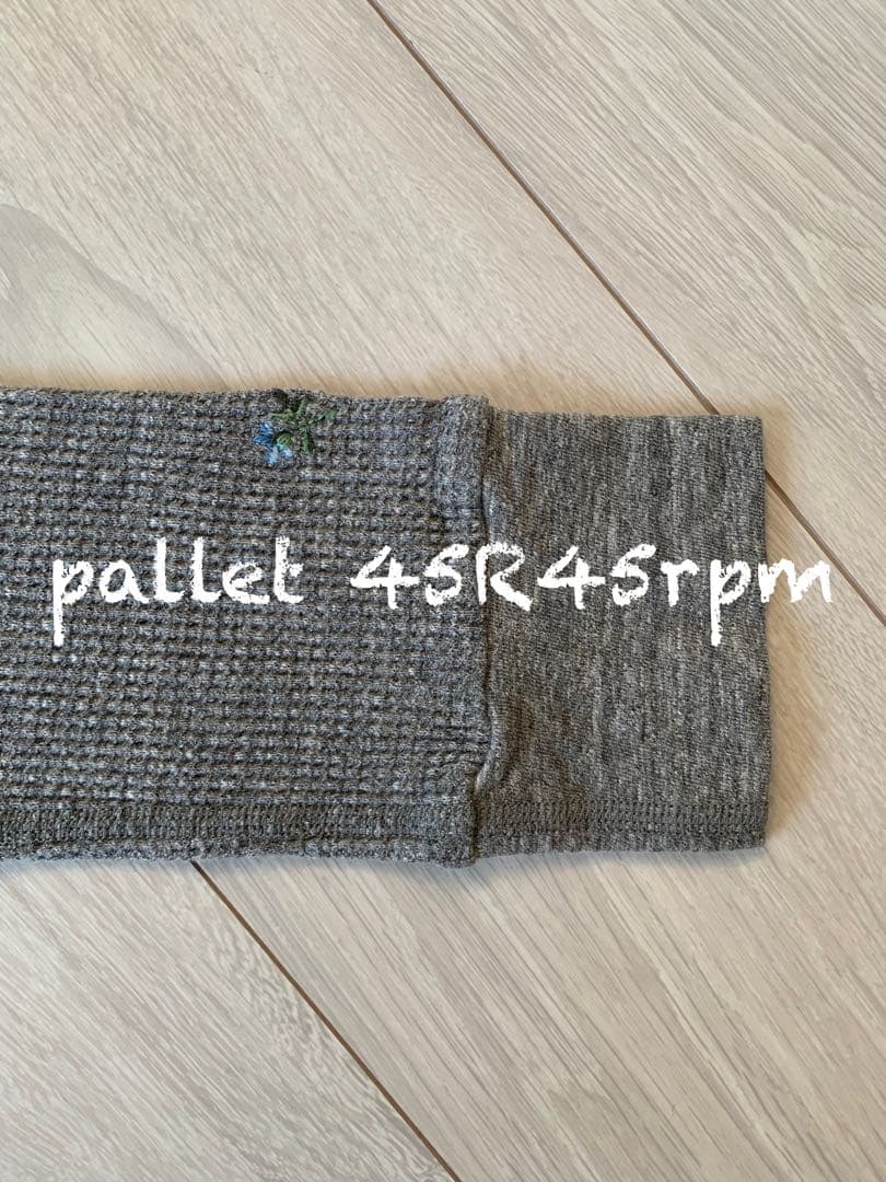 45R45rpm 刺繍ワッフルのヘンリー (トップ)