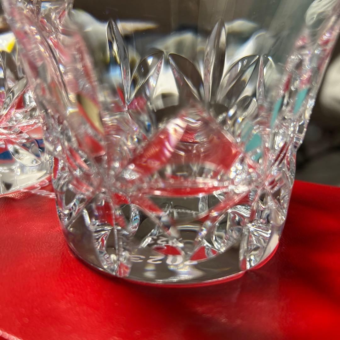 Baccarat クリスタルカットグラス 2個セット　2023
