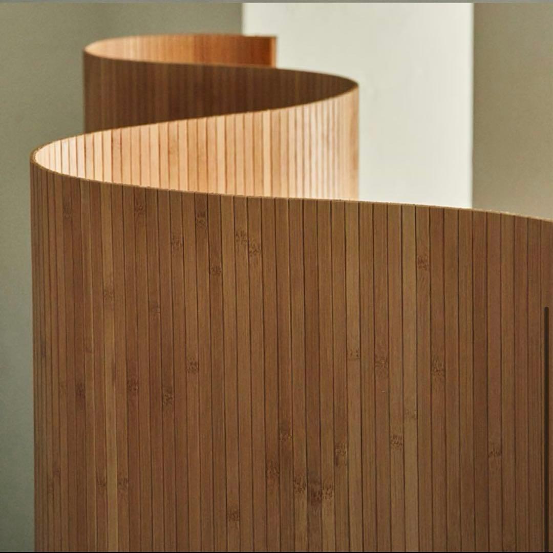 ‼️4万円割引き中‼️即配達‼️売り尽くし破格‼️木製 波形パーテーション ウッド