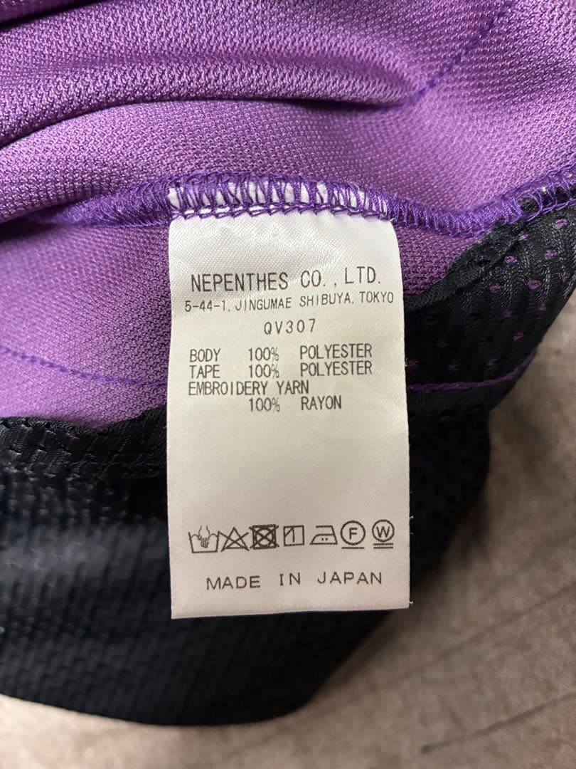 紫色 ストライプ トレーニングパンツ NEEDLES トラックパンツ