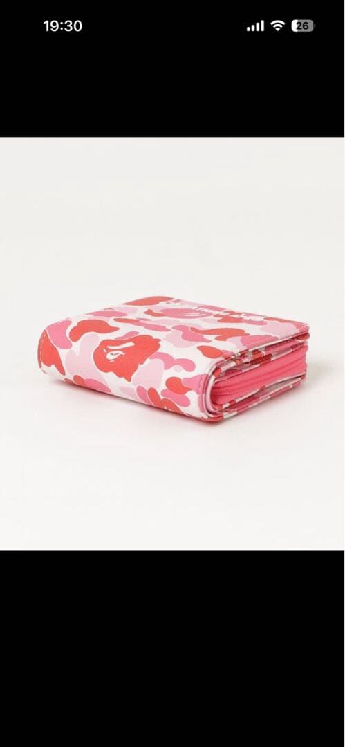 【新品】A BATHING APE ABC CAMO MINI WALLET