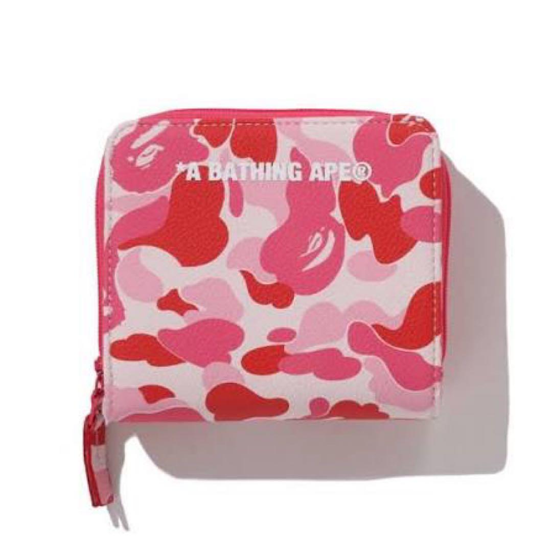 【新品】A BATHING APE ABC CAMO MINI WALLET