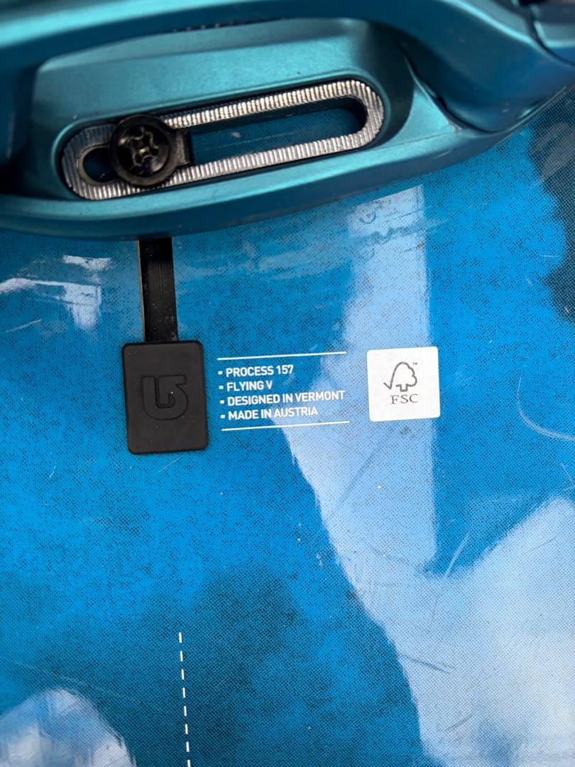 Burton PROCESS FLYING V 157 ビンディング2点セット