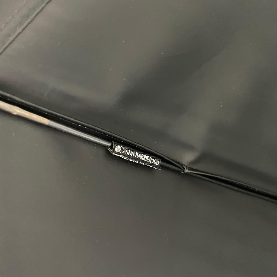 サンバリア100 Lサイズ 白黒ストライプ 長傘