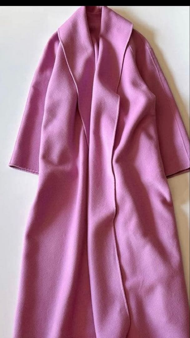 美品*plage プラージュ ハミルトン ニュアンスカラー リバーコート﻿ピンク