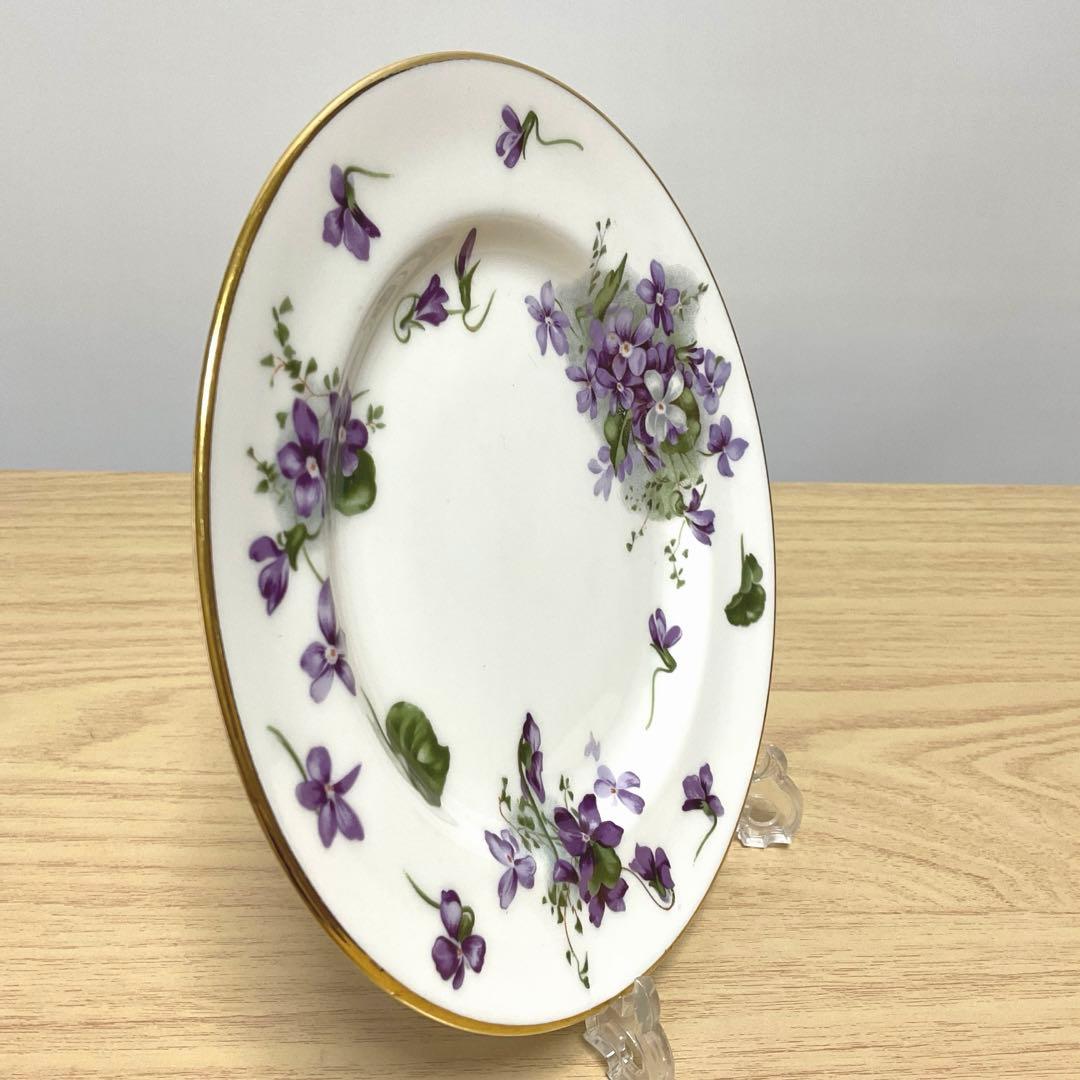 ハマースレイ　バイオレット　約17.7cm デザートプレート　① 2枚組