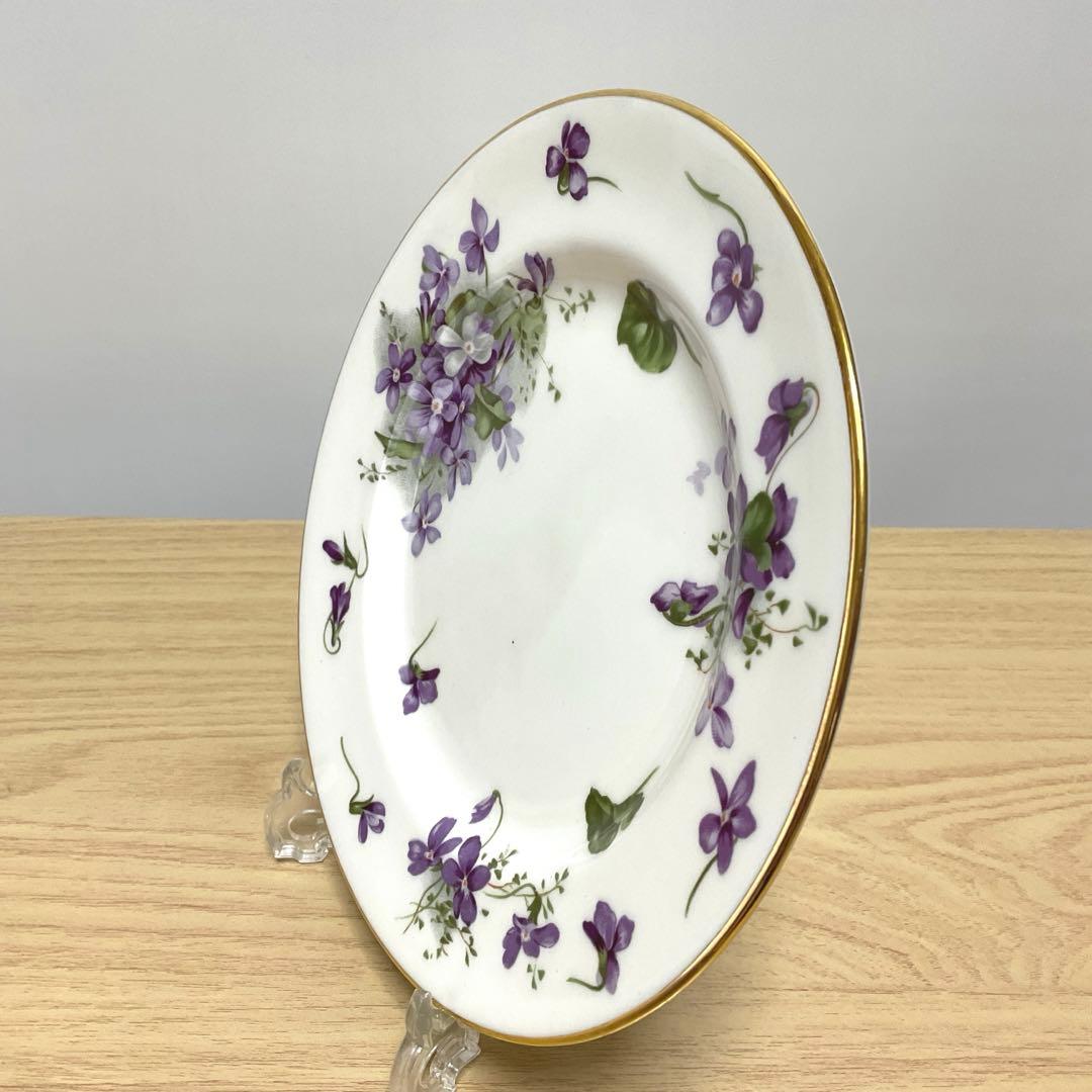 ハマースレイ　バイオレット　約17.7cm デザートプレート　① 2枚組