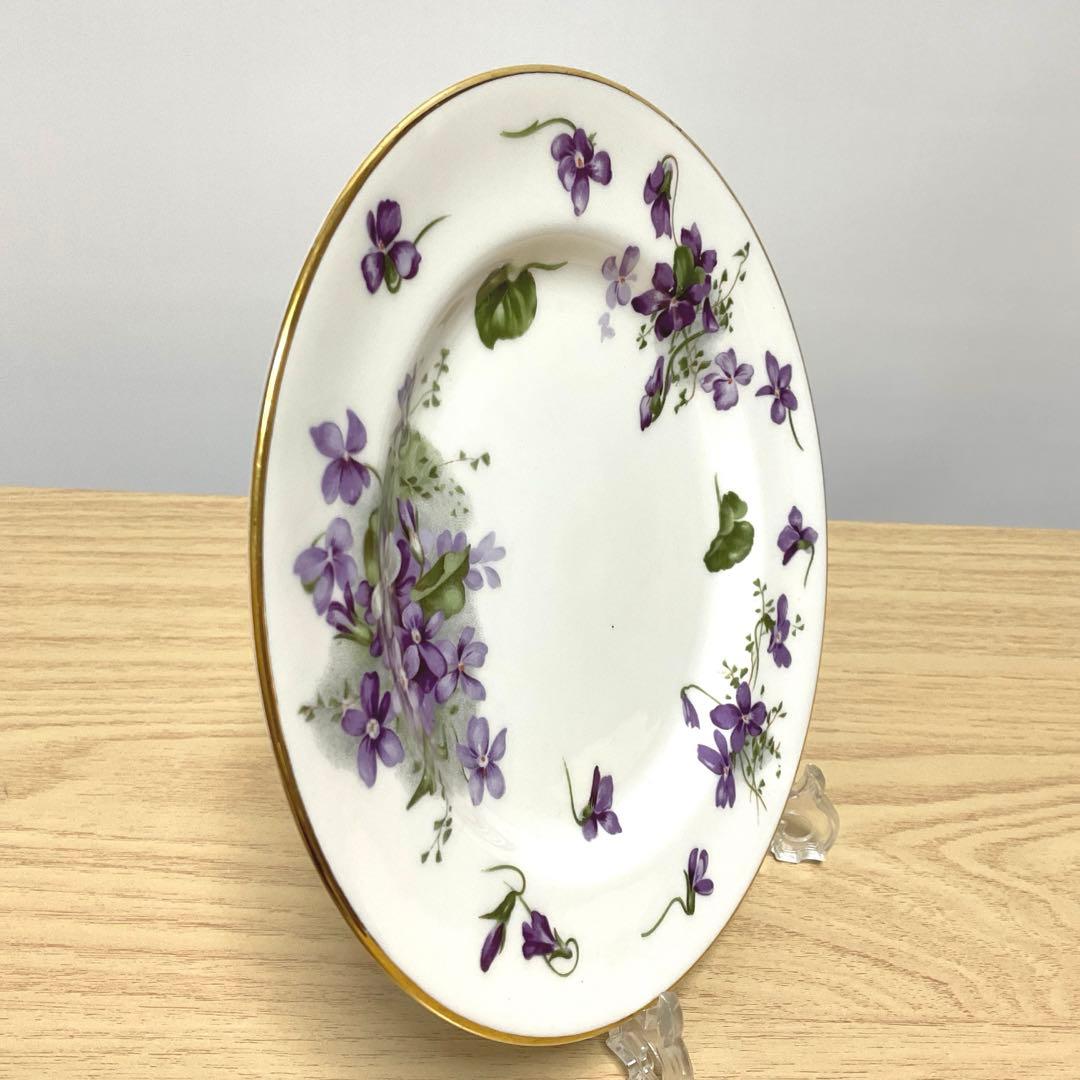 ハマースレイ　バイオレット　約17.7cm デザートプレート　① 2枚組