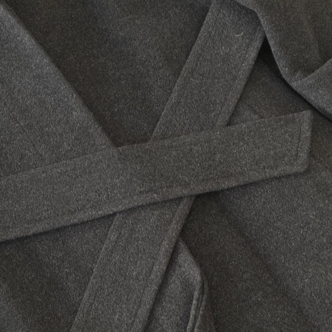 アクリスプント アンゴラ ウール コート グレー 38 AKRIS punto