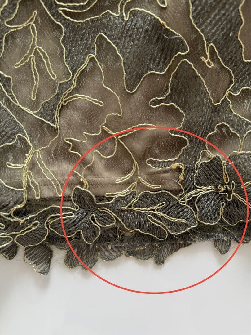 タダシショージ　レース　ドレス