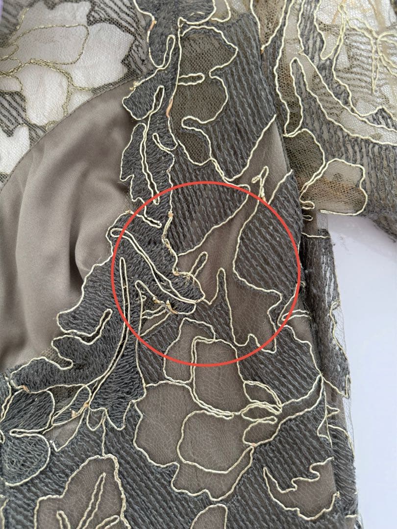 タダシショージ　レース　ドレス