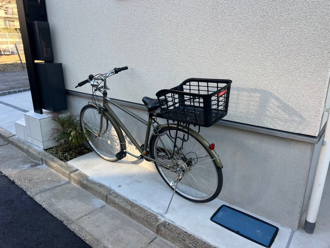 27インチ シティサイクル オリーブグリーン