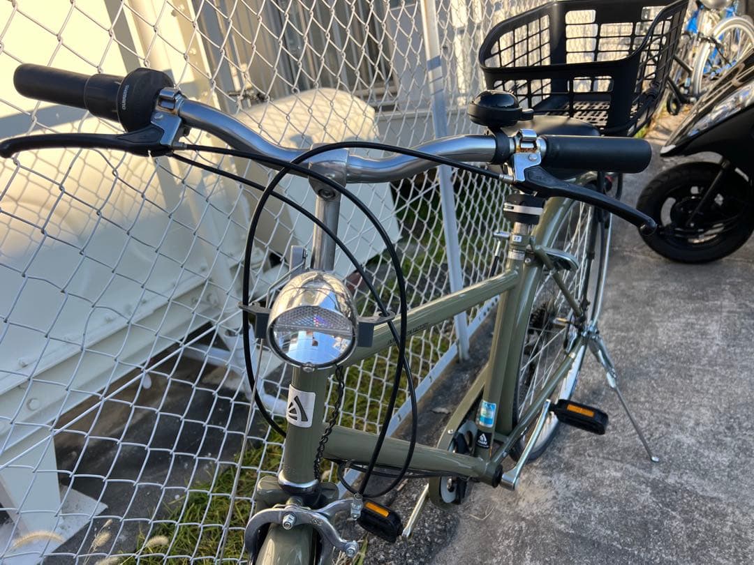 27インチ シティサイクル オリーブグリーン