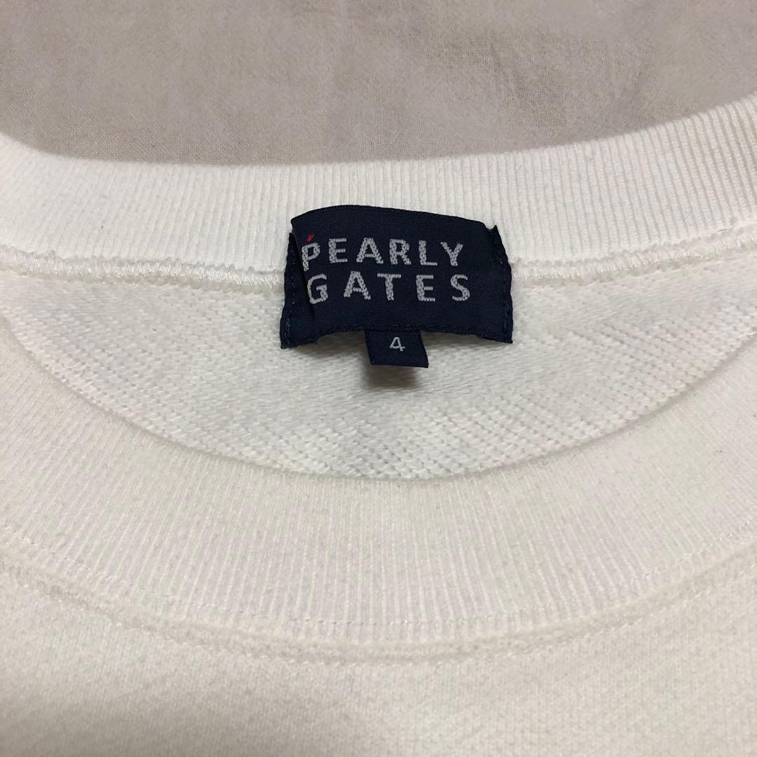 パーリーゲイツ PEARLY GATES プラチナベール 表起毛 トレーナー