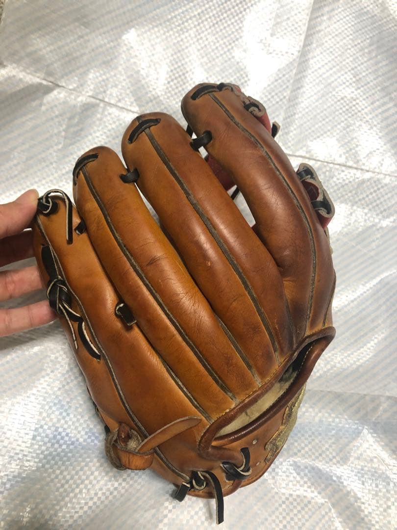 オーダー　軟式　グローブ ブラウン　レッド　内野　プロエッジ　SSK グラブ