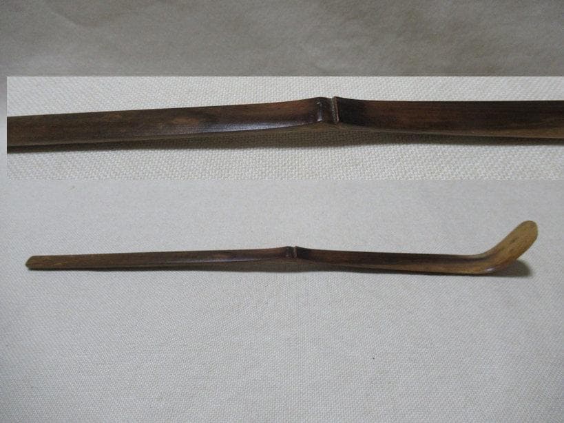 秋桜　茶道具　竹茶杓　表千家堀内宗完極め　銘せせらぎ