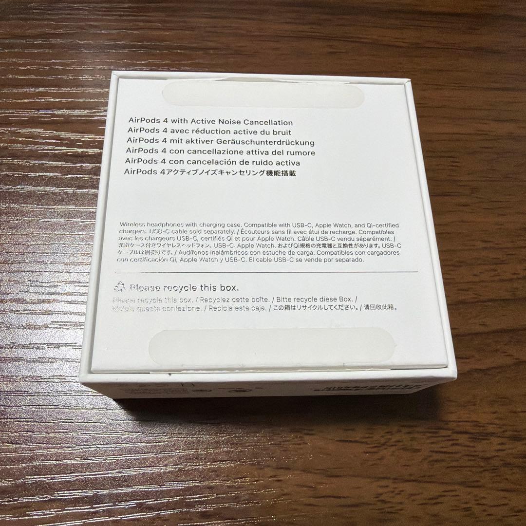 AirPods 4 アクティブノイズキャンセリング ケース付き