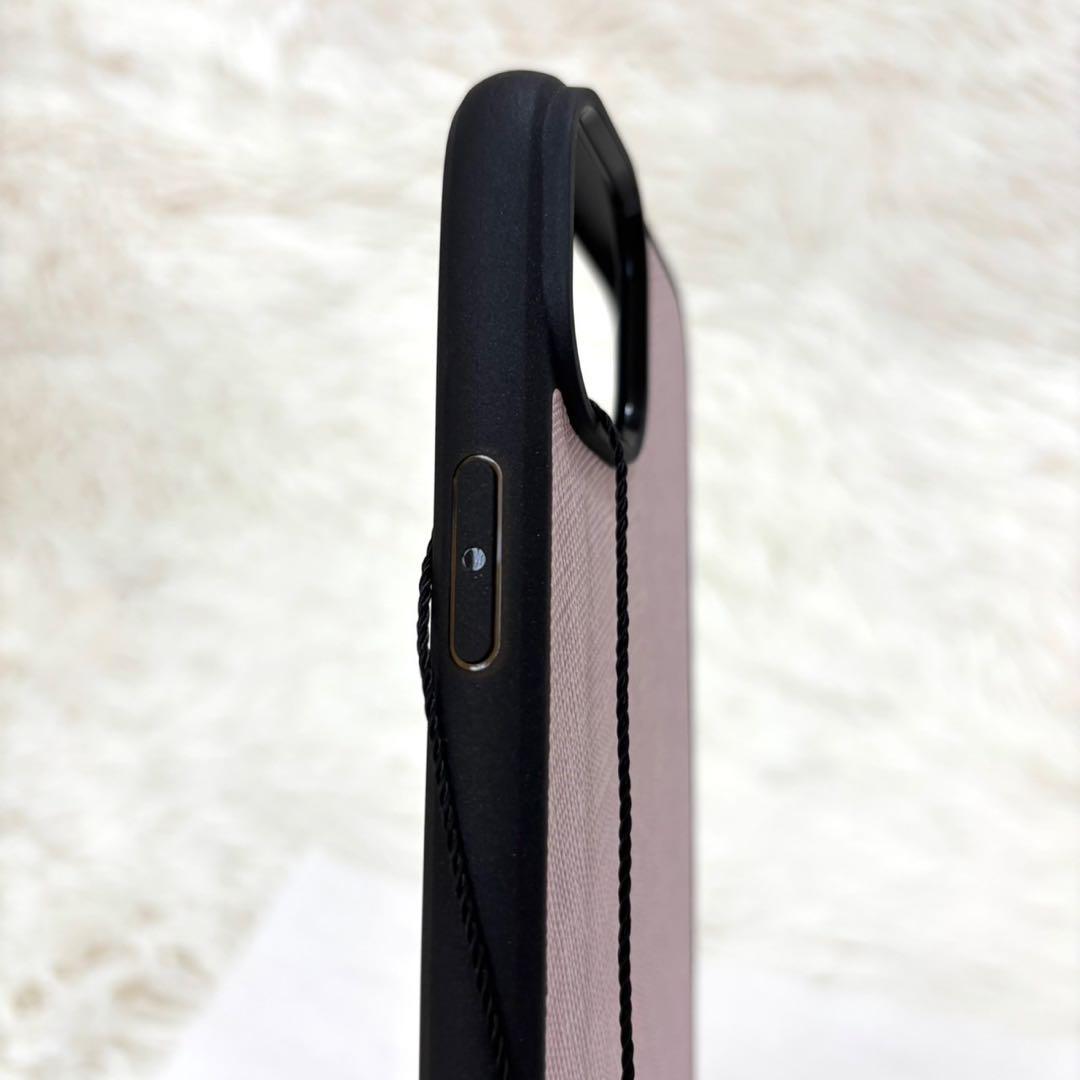 【新品】PRADA iPhone 14 PLUS ケース ストラップ付　ピンク