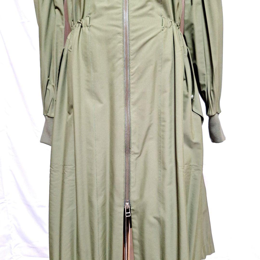 【チリパ】PLEATS PLEASEハイネックプリーツコート ワンピース